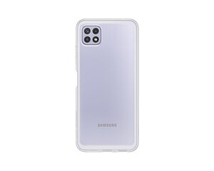 Samsung Galaxy A22 5G A226F Pehme läbipaistev kate läbipaistev EF-QA226TTEGEU hind ja info | Telefonide kaitsekaaned ja -ümbrised | hansapost.ee