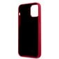 KLHCP12MSLKLRE Karl Lagerfeld Stack Black Logo Silicone Case for iPhone 12/12 Pro 6.1 Red hind ja info | Telefonide kaitsekaaned ja -ümbrised | hansapost.ee