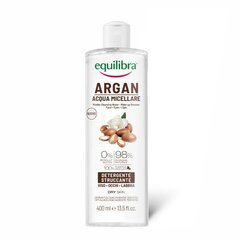 Mitsellaarvesi kuivale nahale Equilibra Argan, 400ml цена и информация | Аппараты для ухода за лицом | hansapost.ee