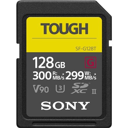 Sony Tough UHS-II 128 GB, SDXC, Flash memory class 10 цена и информация | Mälukaardid mobiiltelefonidele | hansapost.ee