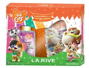Komplekt La Rive 44 Cats Milady: EDP tüdrukutele 50 ml + šampoon-dušigeel 250 ml hind ja info | Laste lõhnaõlid | hansapost.ee