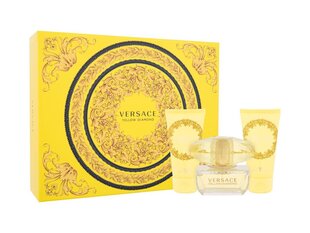 Kosmeetikatoodete kinkekomplekt naistele Versace Yellow Diamond Set: tualettvesi, 50ml + dušigeel, 50ml + kehakreem, 50ml hind ja info | Parfüümid naistele | hansapost.ee
