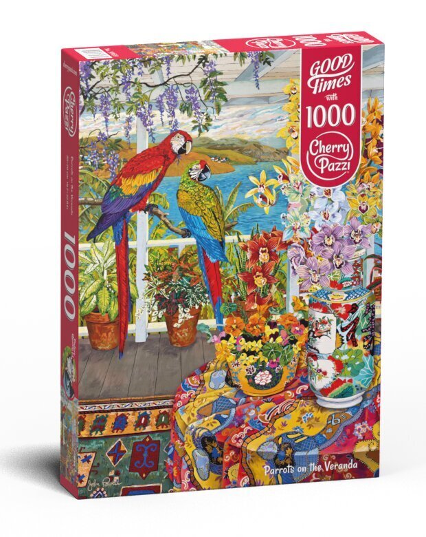 Pusle Cherry Pazzi Parrots on the Veranda, 1000 osaline цена и информация | Pusled lastele ja täiskasvanutele | hansapost.ee