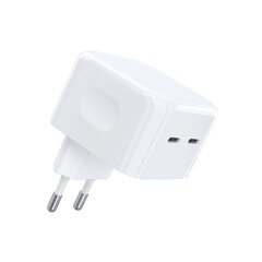 Choetech Q5008, 35 W 2xUSB-C PD белый цена и информация | Зарядные устройства для телефонов | hansapost.ee