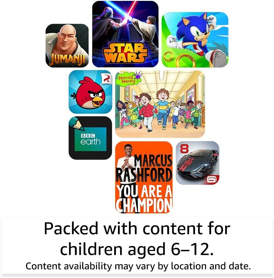 Tahvelarvuti Amazon Fire HD 8 32GB Kids Pro 2022, rainbow universe цена и информация | Tahvelarvutid | hansapost.ee