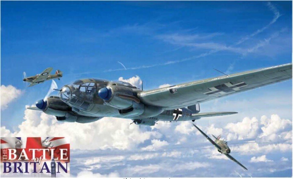 Italeri Plastmudel Heinkel He 111H Battle of Britain 80. koht цена и информация | Mudelautode kogumine | hansapost.ee