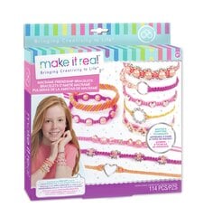 Набор для изготовления украшений Плетеные браслеты Make It Real Macrame цена и информация | Игрушки для девочек | hansapost.ee