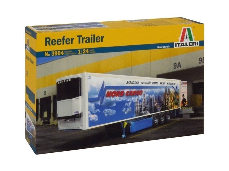 Italeri - Reefer Trailer, 1/24, 3904 hind ja info | Klotsid ja konstruktorid | hansapost.ee