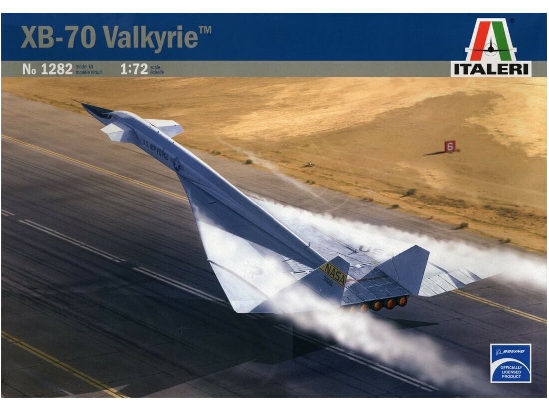 Italeri - XB-70 Valkyrie, 1/72, 1282 цена и информация | Klotsid ja konstruktorid | hansapost.ee