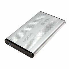 Корпус внешнего жесткого диска LogiLink 2,5 дюйма S-ATA USB 3.0, алюминий, серебристый цена и информация | Чехлы для внешних жестких дисков | hansapost.ee