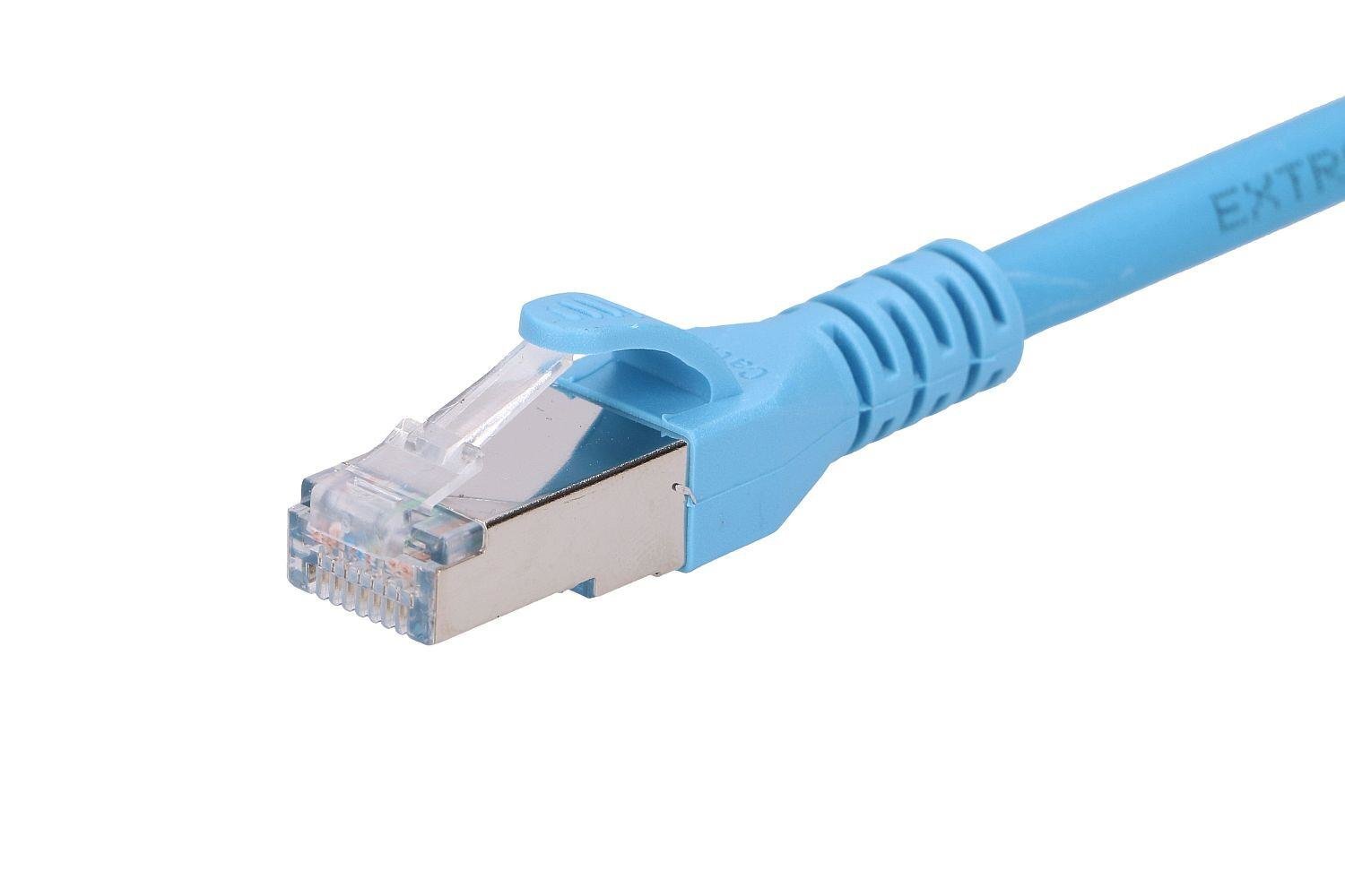 Extralink LAN Patchcord CAT.6A S / FTP 1m 10G varjestatud fooliumiga keerdpaar paljas vask hind ja info | Juhtmed ja kaablid | hansapost.ee