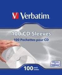 Vāciņš CD/DVD Verbatim 100gab hind ja info | Vinüülplaadid, CD, DVD | hansapost.ee
