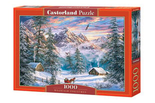 Пазл Castorland Mountain Christmas, 1000 дет. цена и информация | Пазлы | hansapost.ee