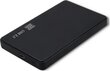 Qoltec Kõvaketta adapterUSB2.0 HDD / SSD 2.5 "SATA3 blac цена и информация | USB adapterid ja jagajad | hansapost.ee