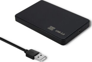 Qoltec Kõvaketta adapterUSB2.0 HDD / SSD 2.5 "SATA3 blac hind ja info | USB adapterid ja jagajad | hansapost.ee