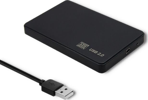 Qoltec Kõvaketta adapterUSB2.0 HDD / SSD 2.5 "SATA3 blac цена и информация | USB adapterid ja jagajad | hansapost.ee