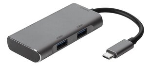 USB разветвлитель Deltaco USBC-HUB201 цена и информация | Адаптеры, USB-разветвители | hansapost.ee