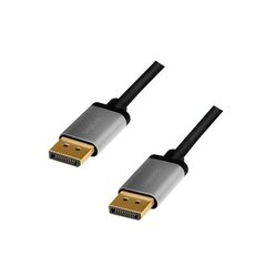 Кабель DisplayPort, 4K/60 Hz,DP/M do DP/M,alu, 2 м цена и информация | Кабели и провода | hansapost.ee