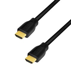 HDMI cable 4K/60Hz, CCS , black, 3m цена и информация | Кабели и провода | hansapost.ee