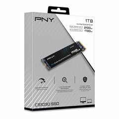 PNY CS1030, 1ТБ, M.2 NVMe цена и информация | Внутренние жёсткие диски (HDD, SSD, Hybrid) | hansapost.ee