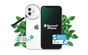 Renewd® iPhone 12 Mini 64GB White hind ja info | Renewd Mobiiltelefonid, fotokaamerad, nutiseadmed | hansapost.ee