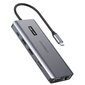 Choetech HUB-M26, USB-C to USB-C / USB-A / HDMI / VGA / AUX / SD / TF gray hind ja info | USB adapterid ja jagajad | hansapost.ee