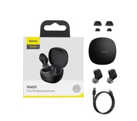 Baseus Encok TWS, Bluetooth 5.3 Wireless, Black (WM01) price and information | Headphones | hansapost.ee