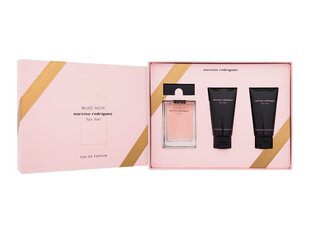 Naiste komplekt Narciso Rodriguez Musc Noir: Parfüümvesi EDP, 50 ml + dušigeel, 50 ml + ihupiim, 50 ml hind ja info | Parfüümid naistele | hansapost.ee