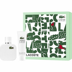 Meeste komplekt Lacoste Eau De Lacoste L.12.12 Blanc - EDT 50 ml + shower gel 50 ml hind ja info | Parfüümid meestele | hansapost.ee