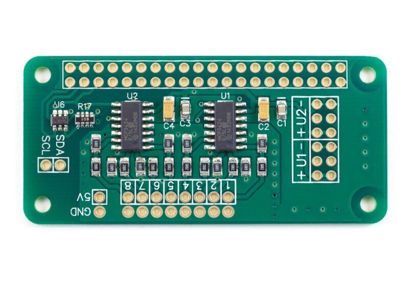 ADC Pi MCP3424 – 8 kanaliga A / C цена и информация | Konstruktorid, robootika ja tarvikud | hansapost.ee