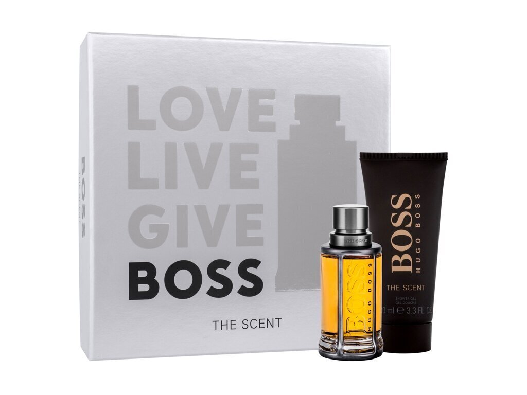 Meeste komplekt Hugo Boss The Scent: tualettvesi EDT, 50 ml + dušigeel, 100 ml hind ja info | Parfüümid meestele | hansapost.ee