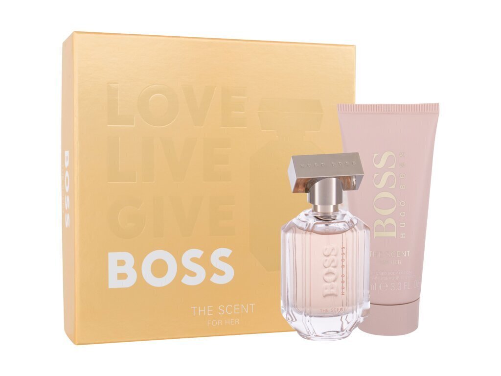 Naiste komplekt Hugo Boss Boss The Scent For Her: parfüümvesi EDP, 50 ml + kehakreem, 100 ml hind ja info | Parfüümid naistele | hansapost.ee