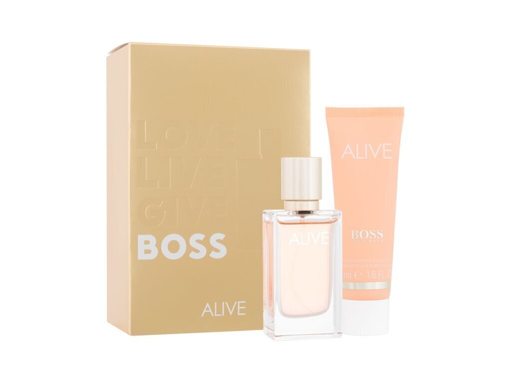 Komplekt Hugo Boss Alive Set naistele: Parfüümvesi EDP, 30 ml + kehakreem, 50 ml price and information | Parfüümid naistele | hansapost.ee