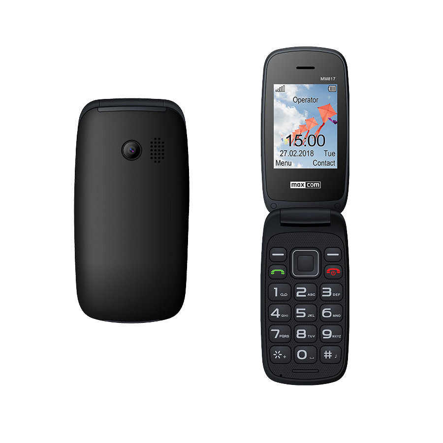 Maxcom Telefon MM 817, Must hind ja info | Telefonid | hansapost.ee