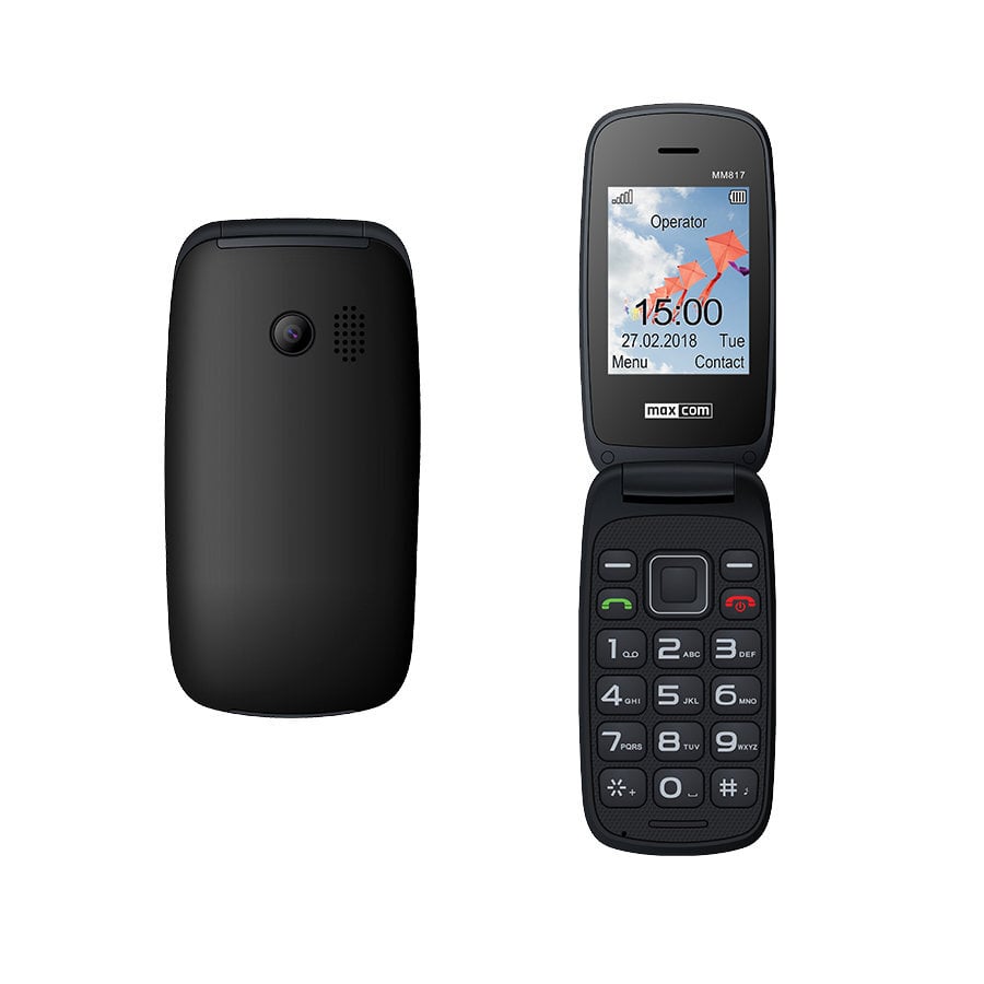 Maxcom Telefon MM 817, Must цена и информация | Telefonid | hansapost.ee