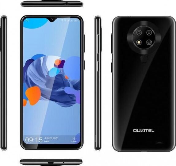 Oukitel C19 Pro, 4/64GB, Dual SIM, Black hind ja info | Telefonid | hansapost.ee