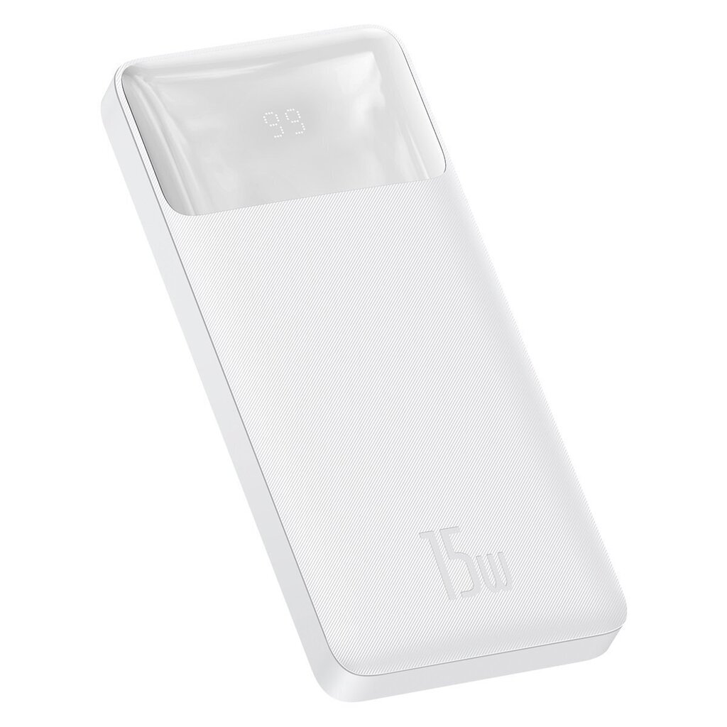 Baseus Bipow PPBD050002 10000mAh 15W white hind ja info | Akupangad | hansapost.ee