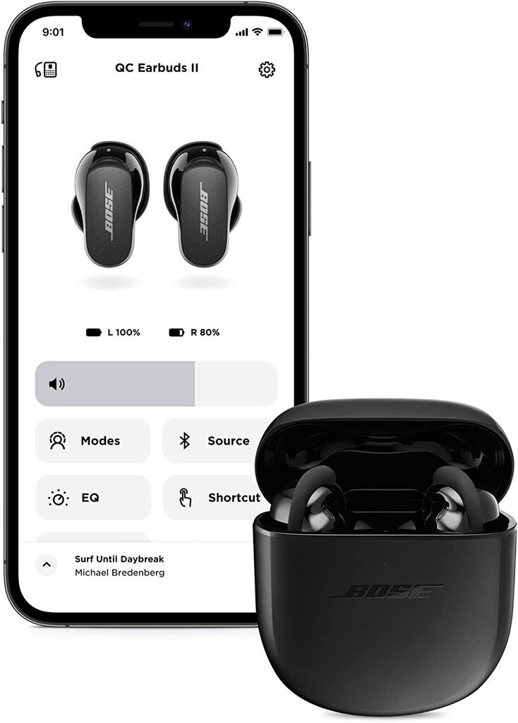 Bose QuietComfort Earbuds II Black 870730-0010 hind ja info | Kõrvaklapid | hansapost.ee