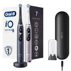 Oral-B iO9 Series Duo Pack Black Onyx/ Rose kaina ir informacija | Elektrilised hambaharjad | hansapost.ee