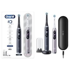 Oral-B iO9 Series Duo Pack Black Onyx/ Rose цена и информация | Электрические зубные щетки | hansapost.ee