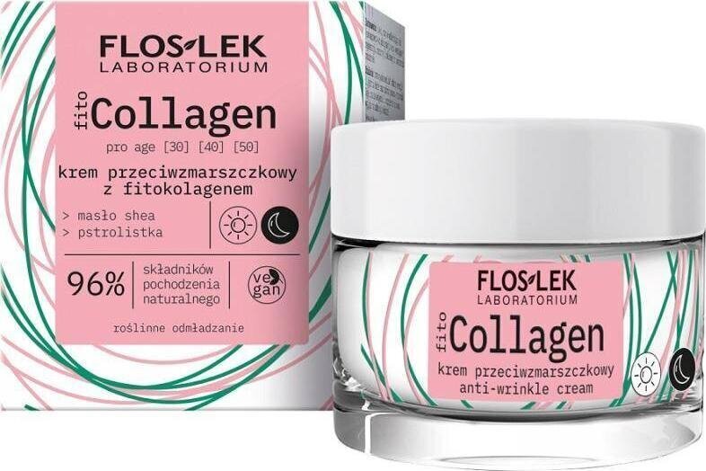 Kortsudevastane näokreem FlosLek Laboratorium Fito Collagen, 50 ml hind ja info | Näokreemid | hansapost.ee