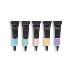 Lauvärvi põhi Makeup Revolution SET Ultimate Pigment Base Eyeshadow Primer Blue, Green, Yellow, Pink, Purple, 5x15ml hind ja info | Lauvärvid, ripsmetušid ja silmapliiatsid | hansapost.ee