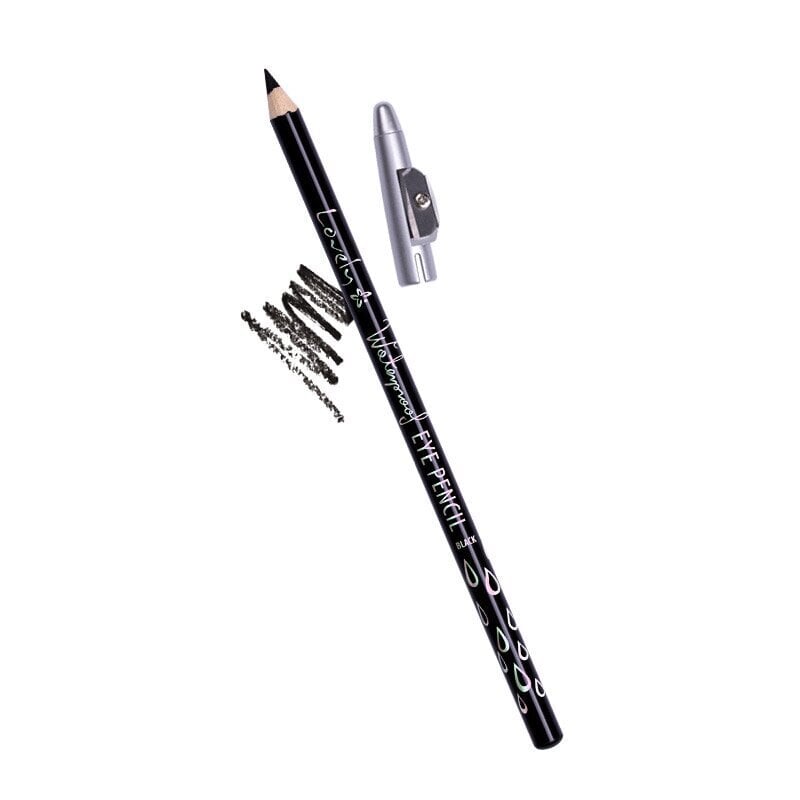 Veekindel silmapliiats Lovely Waterproof Eye Pencil Black hind ja info | Lauvärvid, ripsmetušid ja silmapliiatsid | hansapost.ee