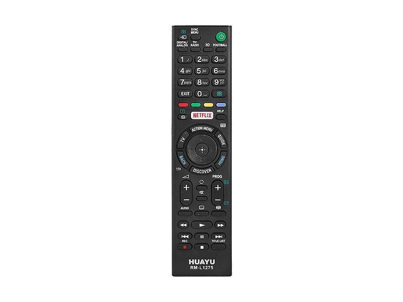 HQ LXP1275 TV remote control SONY LCD NETFLIX 3D RM-L1275 Black hind ja info | Nutitelerite lisatarvikud | hansapost.ee