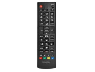 HQ LXP549 LG TV Universal remote control AKB74475490 SMART Black hind ja info | Nutitelerite lisatarvikud | hansapost.ee
