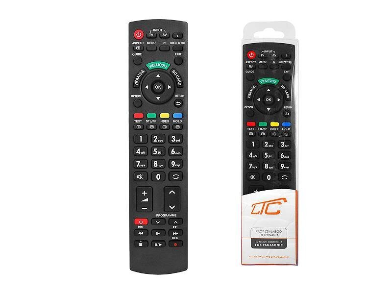 HQ LXP045 TV Universal remote control LCD / LED PANASONIC / Black цена и информация | Nutitelerite lisatarvikud | hansapost.ee
