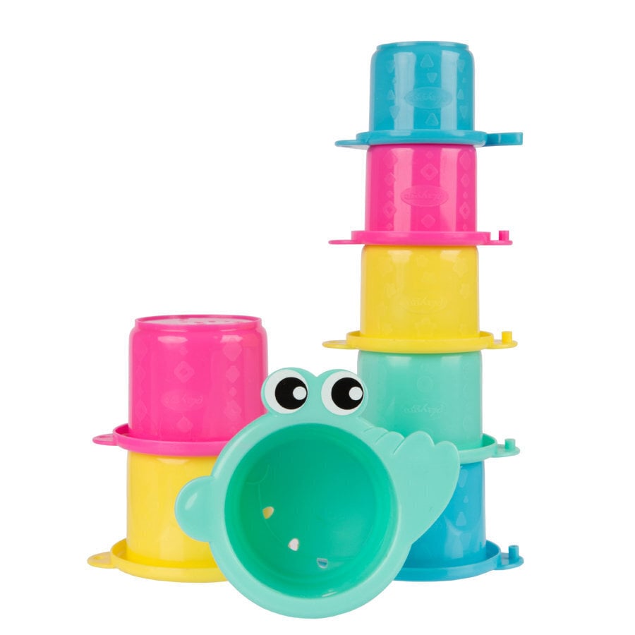 Vannimänguasi Croc topsid Playgro, 8 osa, 018026907 hind ja info | Beebide mänguasjad | hansapost.ee