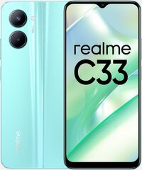 Realme C33 4/64GB Dual SIM Aqua Blue hind ja info | Telefonid | hansapost.ee