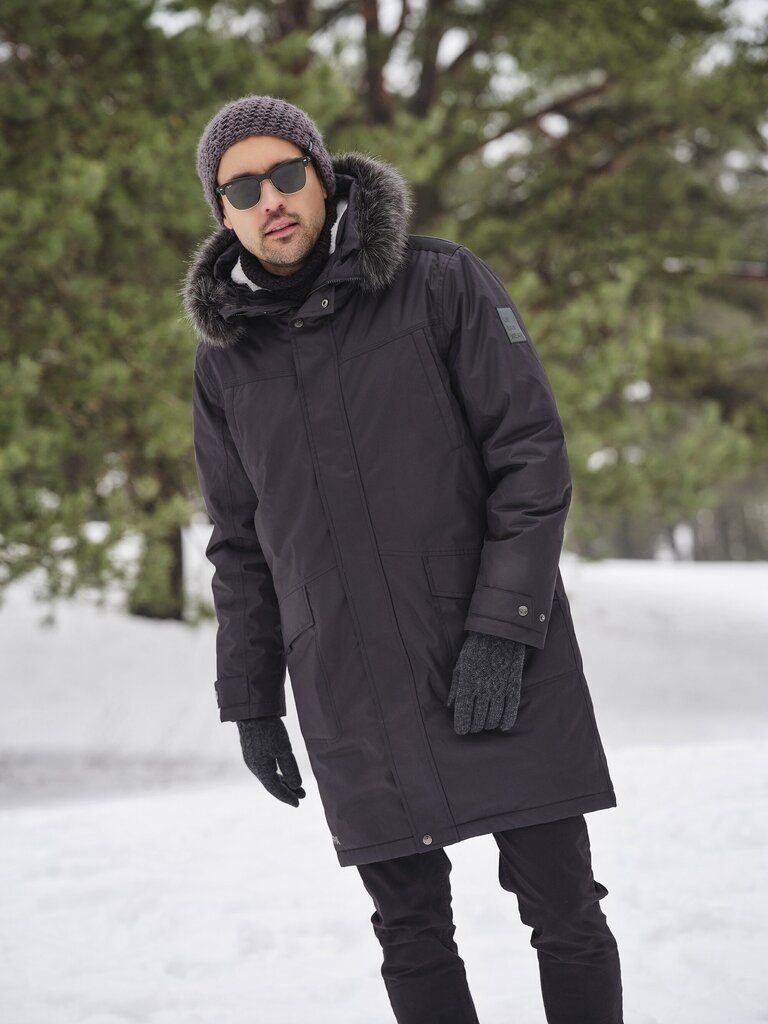 Huppa meeste parka 200g Dawson 12618020*00009, must 4741632137448 цена и информация | Joped meestele | hansapost.ee