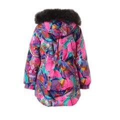 Huppa laste jope ENELY 1, fuksia-kirju price and information | Jackets and coats for girls | hansapost.ee